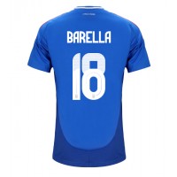 Italia Nicolo Barella #18 Hjemmedrakt EM 2024 Kortermet
